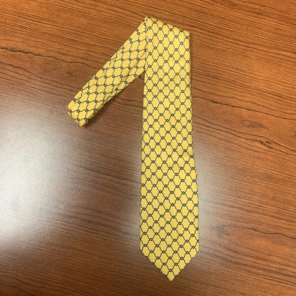 Pura SetaYellow Silk Men's Tie